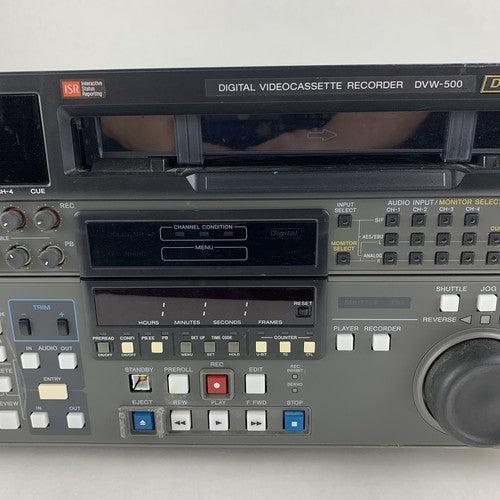 Sony DVW-500 Digital Videocassette Recorder Betacam No Output Parts and Repair