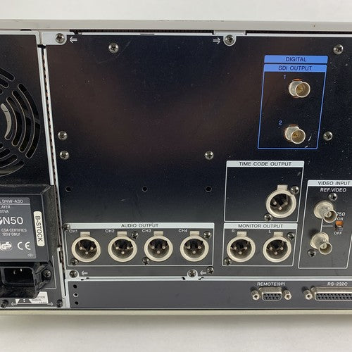 Sony DNW-A30 Digital Video Cassette Recorder Betacam Error 096 Parts and Repair