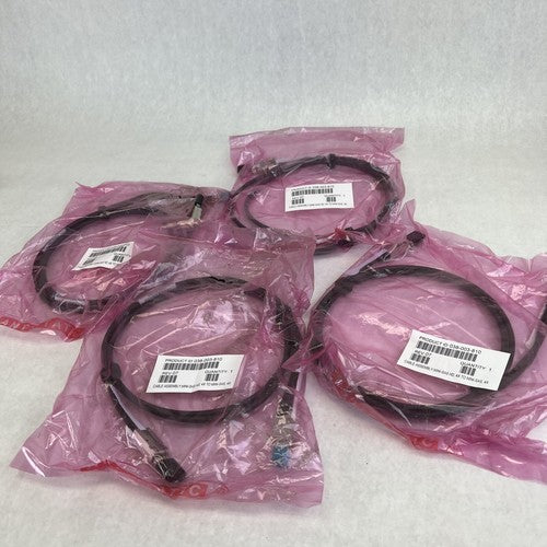 Lot of 4 EMC Amphanol Molex 2M Mini-HDX4 to Mini-SASX4 Cable 038-003-810
