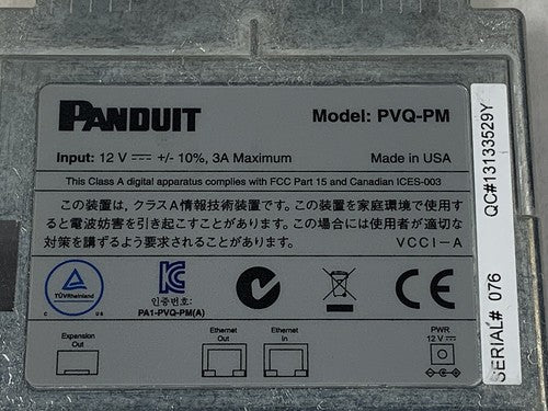 Panduit PVQ-PM PanView IQ Panel Manager Expansion Module