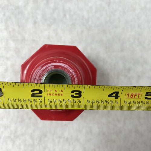 Lot( 2 ) 5/8 16mm Female Red Insulator for Bus Bar