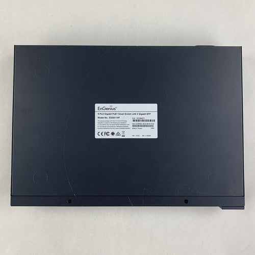 EnGenius EGS5110P 8 port Gigabit PoE Smart Switch Tested Reset
