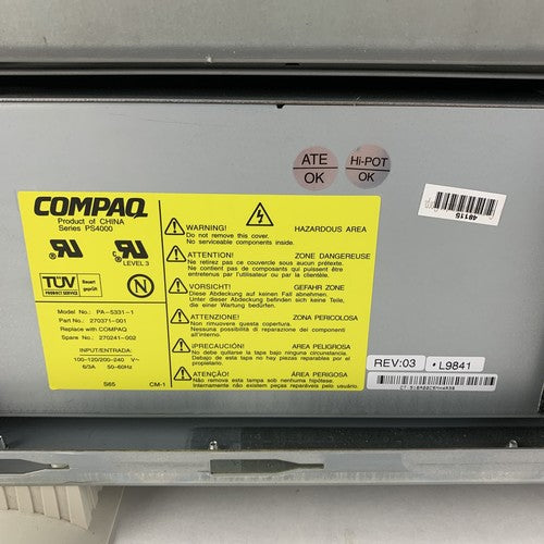 Compaq Proliant 1600 Vintage Tower 1x Pentium II 350 MHz 64 MB Ram No OS No HDD