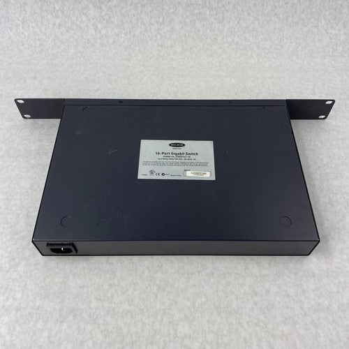Belkin F5D5141-16 Mountable 16 Port Gigabit Switch w/ Power Cord - Tested