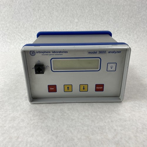 Orbisphere Laboratories Model 3600 Analyzer w/ Power Adapter