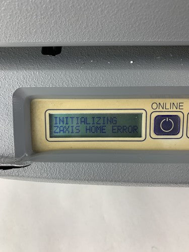 Gerber Edge 2 Foil Thermal Printer Power Tested Z-Axis Error Parts and Repair