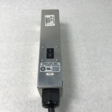 Simclar 100-885-142 E240869 Power Adapter