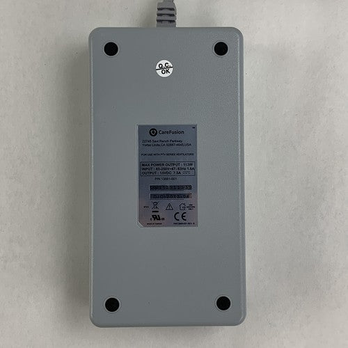 Carefusion 13881-001 PTV Power Supply W/ Cord