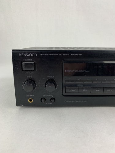 Kenwood KR-A4040 2 Channel Stereo Receiver No Remote Ports Squealing For Parts