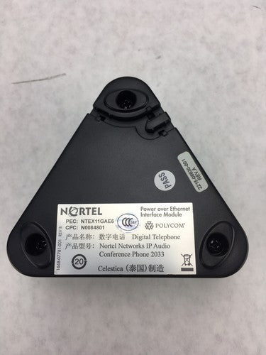 Nortel IP Audio Conference Phone 2033 w/PoE Module NTEX11AA70E6 only