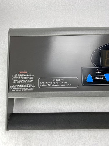 Vision Fitness T9200 Treadmill Classic Console Assembly UNTESTED & MISSING KEY