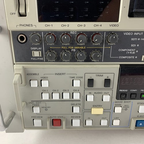Sony DNW-A75 Digital Video Cassette Recorder Betacam Motor Error Parts Repair