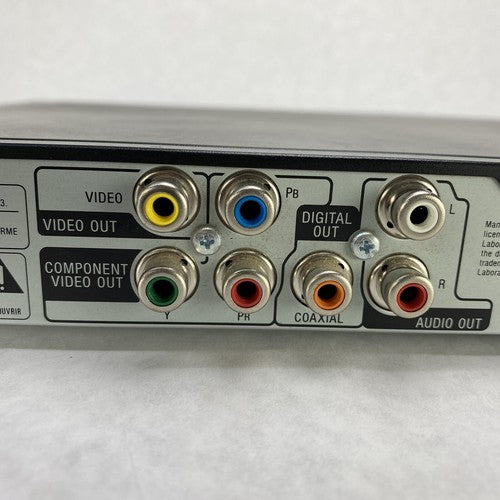 Sony DVP-SR200P DVD CD Player Black Tested NO REMOTE