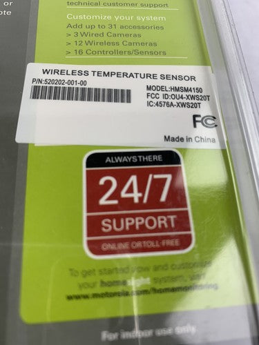 Motorola Homesight Temperature Sensor HMTS4150