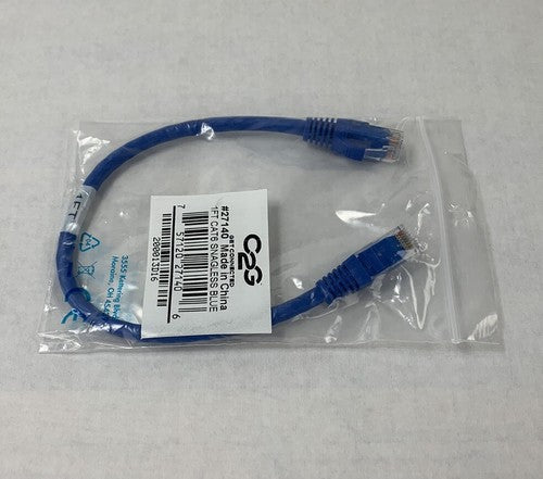 C2G 27140 1ft Cat6 Patch Cable (Lot of 2)
