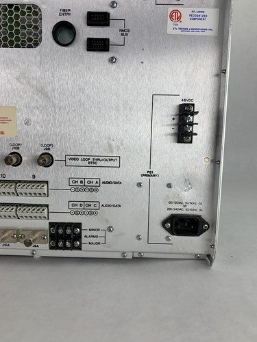 ADC Video Systems DV6016ES Chasis w/ 1x DV6301TXD Card Power Tested