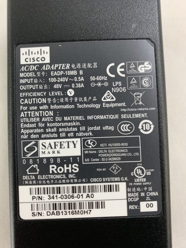 Lot of 6 Cisco EADP-18MB B Power Supply