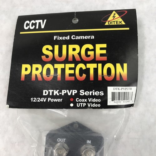 Ditek DTK-PVP27BTPV Analog HDCCTV Camera Surge Protection (Lot of 2)