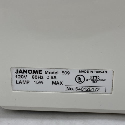 Janome Sewist 509 Sewing Machine - Parts or Repair