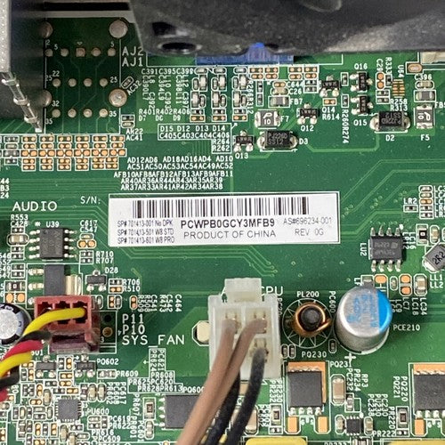HP Pro 3500 MT Intel Pentium G860 3.00GHz 2GB RAM No HDD No OS