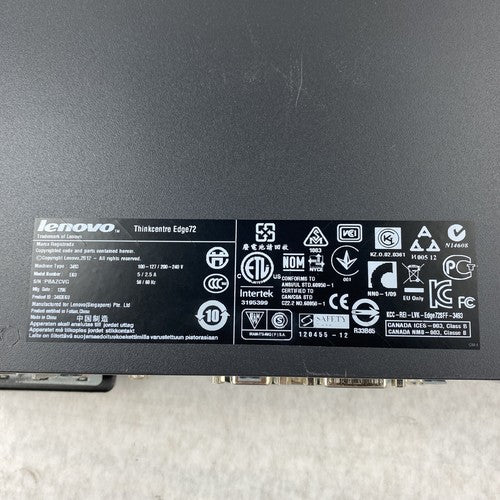 Lenovo ThinkCentre Edge72 SFF Intel Pentium G640 2.80 GHz 4 GB RAM NO HDD NO OS