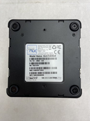 Intel NUC7i3DNUE Micro Intel Core i3-7100u 2.4GHz 4GB RAM No HDD No OS