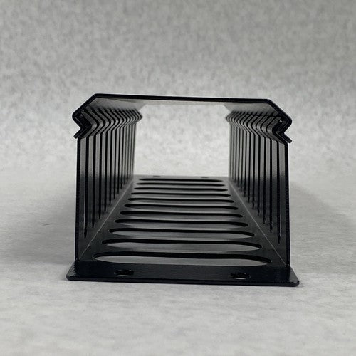 Lot of 2 Unbranded 19" Mountable Sturdy Steel Cable Manager w/ Screws