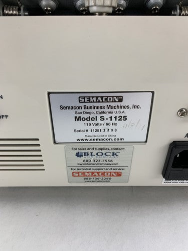 Semacon S-1125 Digital Money Counter Tested Worn Buttons