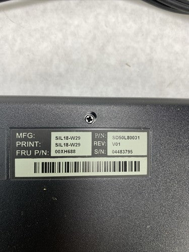Lot( 5 ) Lenovo SK-8827 Traditional USB Wired Black Keyboards 00XH688 SIL18-W29
