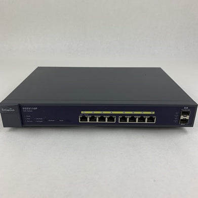 EnGenius EGS5110P 8 port Gigabit PoE Smart Switch Tested Reset