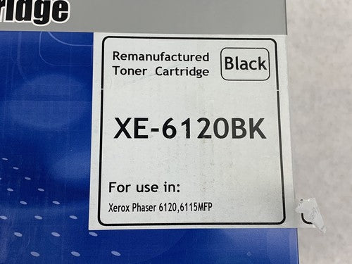 Premium COLOR XE-6120BK Toner Cartridge for Xerox Phaser 6120 6115 MFP