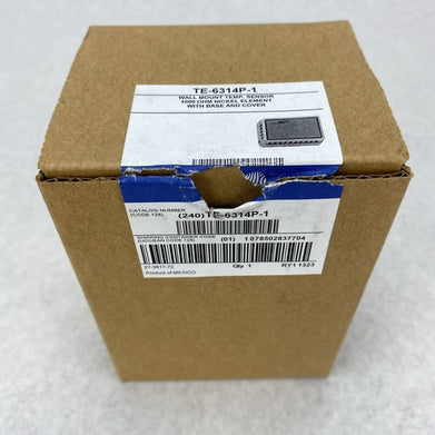 Johnson Controls TE-6314P-1 Wall Mount Temp. Sensor 1000 OHM Nickel Element