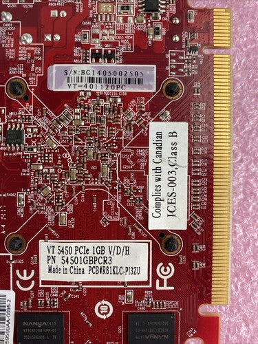 VisonTek 1GB 54501GBPCR3 HDMI DVI PCIe Video Graphics Card