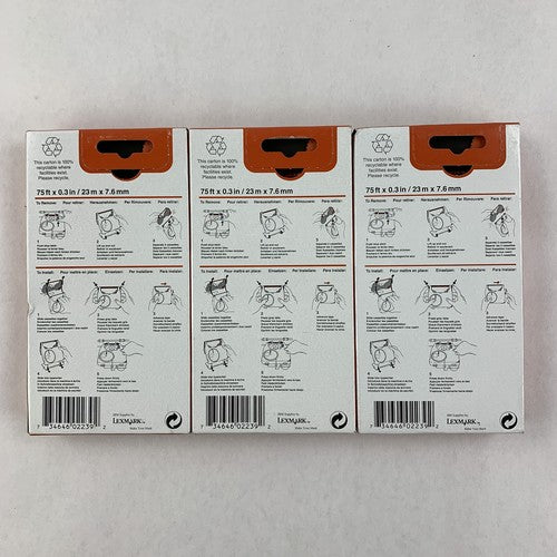 IBM 1337765 Easystrike Lift Off Correction Tape Cassette Lot of 3x
