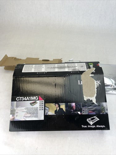 LEXMARK C734A1MG Magenta Toner Cartridge C734 C736 X734 X736 X738