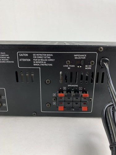 Kenwood KR-A4040 2 Channel Stereo Receiver No Remote Ports Squealing For Parts