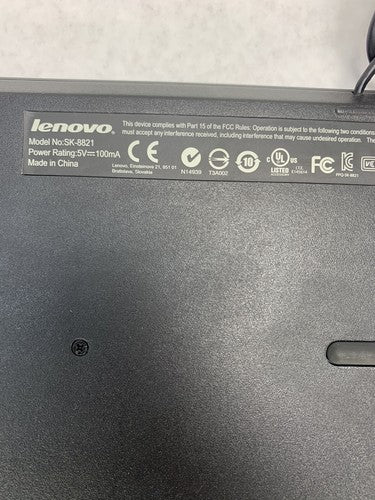 Lot of 2 Lenovo SK-8821 Keyboard SIL14-W18