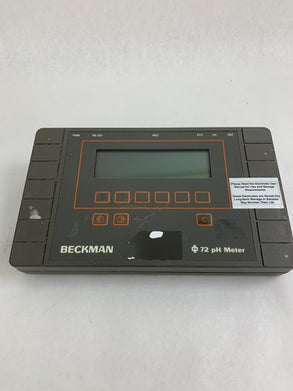 Beckman PHI 72 PH Meter 123144 12VDC 0.3 Amp
