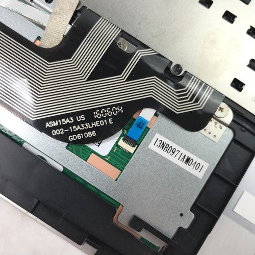 ASUS Chromebook C100P US Keyboard Touchpad Palmrest 13NL0971AM0232 (Lot of 2)