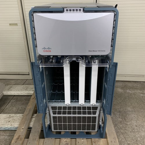 Cisco Nexus N7K-C7010 10-Slot Switch Chassis Tested w/Fans and 4x Power Supplies