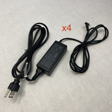 HP PPP009D 65W 19.5V 3.33A 4.5mm Laptop AC Adapter w/ Power Cord - Lot of 4