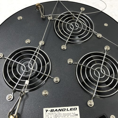 HTG Supply 7-band led htg-135-3w-7x 660/630 Red 460/430 Blue I.R. U.V Grow Light