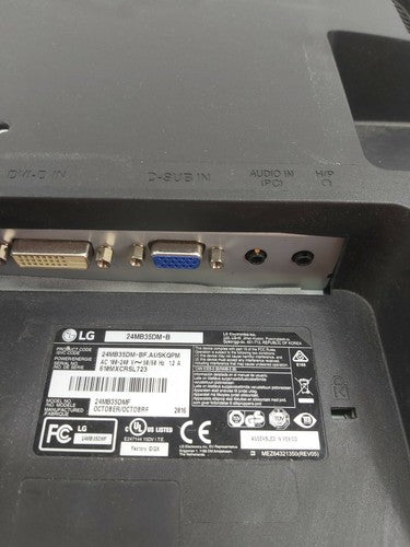 LG 24MB35DM-B 24" LED LCD Monitor - 16:9 - 5 Ms Grade C Power Cord Included