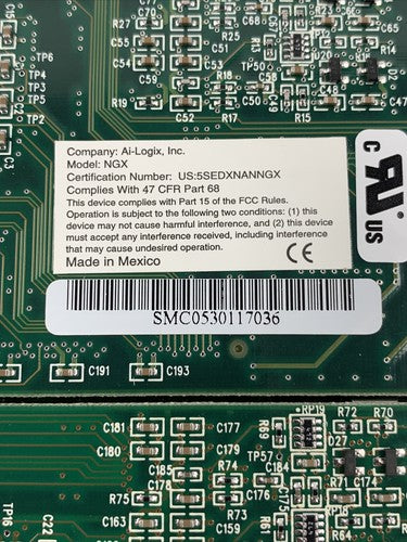 AI-Logix Audio Codes NGX240 910-0314-001 24-Channel PCI Card w/ 910-0315-001