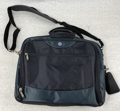 HP branded HP400-03 Top Load Laptop Shoulder Carry Case Satchel Pine Green