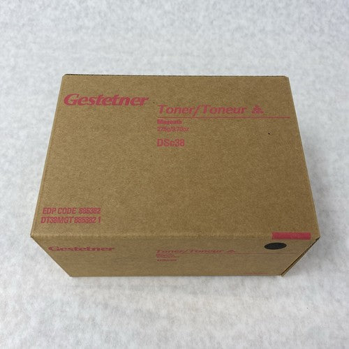 Genuine Gestetner DSc38 Magenta Toner Cassette 275g 9.70oz 885382