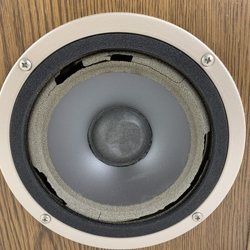 Sony SS-U310 Wood Cabinet Stereo Bookshelf Speakers Tested Bad Woofer Foam