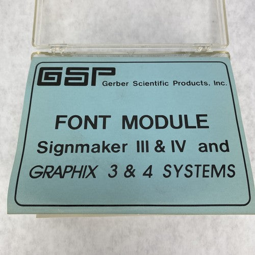 Gerber Scientific PD18016 Souvenir Demi Signmaker III & IV Graphix 3 & 4