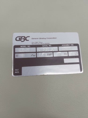 GBC Laminator General Binding Corporation Protector Model 501LM2