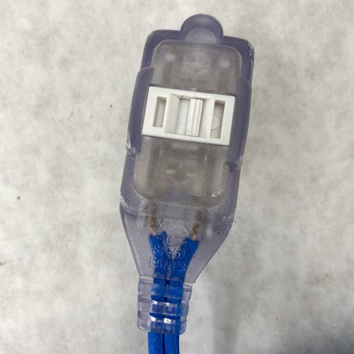 Century Wire Pro Glo 9ft Household Extension Polarized AC Power Cord Blue